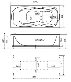 Triton Акриловая ванна Цезарь Экстра – фотография-9