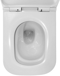 Azario Унитаз подвесной Cascad AZ-2303-A безободковый белый – фотография-12