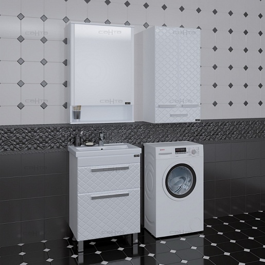 СанТа Шкаф для ванной Калипсо 48 NEW – фотография-4