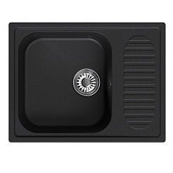 Mixline Мойка кухонная ML-GM18 ультра-черная – фотография-1