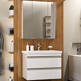 Misty Мебель для ванной Ингрид 75 подвесная белая