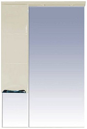 Misty Зеркальный шкаф Петра 65 бежевый L – фотография-1