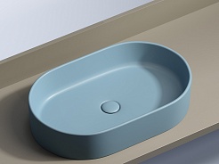 Ceramicanova Мебельная раковина Element 60 CN6048ML голубой матовый – фотография-6