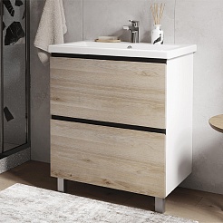 Vigo Тумба под раковину Cross 700-0-2 дуб давос натуральный – фотография-3