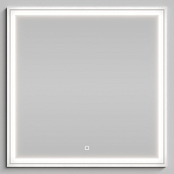 Водолей Зеркало Лайт 80 белый камень – фотография-1