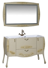 Aquanet Комплект Мебели "Виктория 120" олива – фотография-1