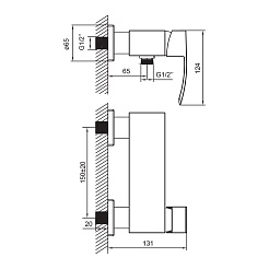 Iddis Смеситель для душа PERFECTION CA33160CK – фотография-2
