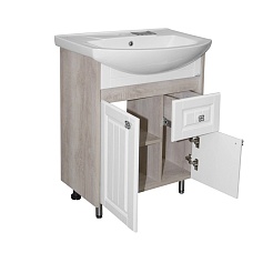 Mixline Тумба под раковину Версаль 55 белое дерево – фотография-2