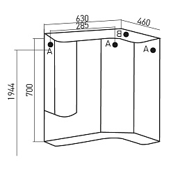 Mixline Мебель для ванной Корнер L – фотография-5