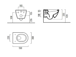 GSI Унитаз подвесной PURA 881811 – фотография-4