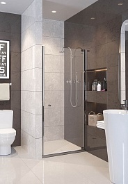 Alpen Душевая дверь в нишу Alpina A100N 80 см – фотография-3