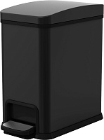 WeltWasser Ведро для мусора WW Tober BL 8L черное матовое