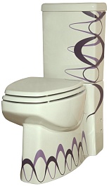 Creavit Унитаз Spark SA310NO с биде – фотография-1