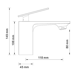 WasserKRAFT Смеситель для раковины "Alme 1503" – фотография-4
