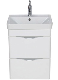 Aquanet Тумба с раковиной "Орлеан 60" белая – фотография-4