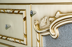 Misty Мебель для ванной Элис 120 бежевая патина – фотография-10