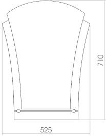 Mixline Зеркало Престиж Торнадо 52.5 – фотография-2