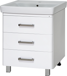 Misty Мебель для ванной Гармония 80 L белая – фотография-2