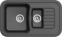 Ewigstein Мойка кухонная Antik 60KF антрацит – фотография-3