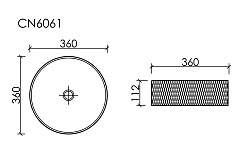 Ceramicanova Мебельная раковина Cristal 36 CN6061 розовая – фотография-5