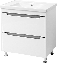 Ceruttispa Тумба для умывальника Эмилия grey 80 – фотография-1