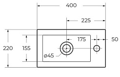 BelBagno Мебель для ванной Pietra mini 40 L Stucco Cemento, TCH – фотография-10