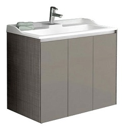 Акватон Тумба с раковиной "Фабиа 65" латте – фотография-1