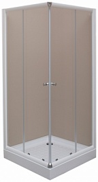 De Aqua Душевой уголок K100100OP-W 100х100 прозрачный – фотография-10