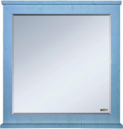 Misty Зеркало для ванной Марта 80 голубое – фотография-1
