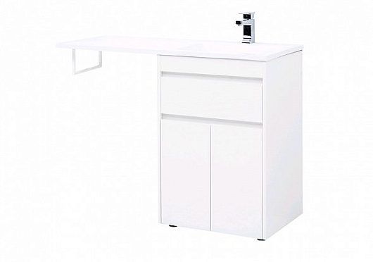 Aquanet Тумба с раковиной Токио 120 R напольная – картинка-7