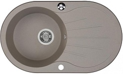 Акватон Мойка ПАОЛА серый шелк – фотография-1