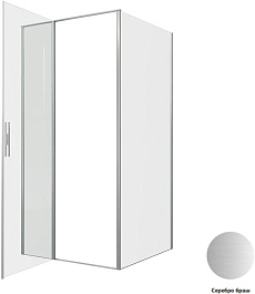 Allen Brau Душевой уголок Priority 100x100 3.31029.BA/3.31047.BA серебро браш – фотография-4