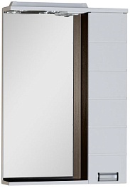 Aquanet Зеркальный шкаф "Сити 65" венге – фотография-1