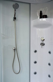 Royal Bath Душевая кабина RB 8120BP3-WT-CH-L – фотография-3