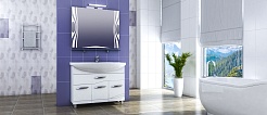 Vigo Мебель для ванной Martina 105 белая – фотография-5
