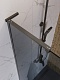 BelBagno Душевая перегородка Uno UNO-L-1-TB-80-GR-GM 80x200 профиль оружейная сталь стекло серое тонированное – фотография-12