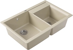 Florentina Мойка кухонная Касси 780 шампань – фотография-2