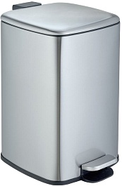WeltWasser Ведро для мусора WW Berg BL 20L сталь матовая – фотография-1