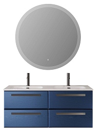 Cezares Тумба с раковиной Eco Cer-N 120 с 4 ящиками sapfiro CZR-8073-120-2 ручки матовые чёрные – фотография-2