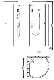 Orans Душевая кабина SR-86173AW – фотография-11