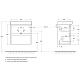 BelBagno Тумба под раковину Neon 60 с 2 ящиками подвесная Pino Bianco – картинка-22