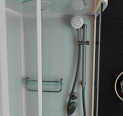 Frank Душевая кабина F412/1 R white с крышей – фотография-4