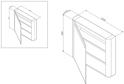 Am.Pm Мебель для ванной Sensation 80 L серый шелк – фотография-6