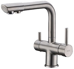 WasserKRAFT Смеситель для кухни под фильтр "A8027" матовый хром – фотография-1