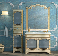 Misty Зеркало Элис 100 бежевое/патина – фотография-3