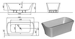 Kolpa San  Акриловая ванна Marilyn FS BASIS – фотография-3