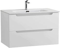 BelBagno Мебель для ванной Etna 80 подвесная белая матовая – фотография-5