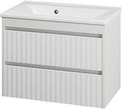 Brevita Тумба под раковину Balaton 75 белая – фотография-2