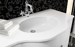 Водолей Столешницa Ариадна Grandex P104PURE-WHITE, с раковиной Vitra 6069В003-0012 – фотография-1