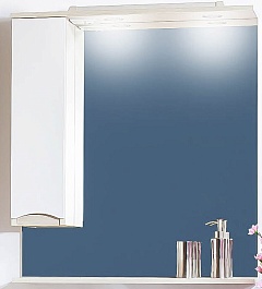 Бриклаер Зеркальный шкаф Токио 80 L лиственица – фотография-1